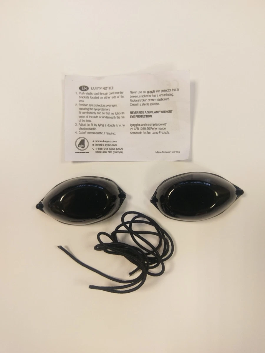 Ocular Para Cama de Bronceado / Sun Ducha Uva Y Uvb Anteojos Protección By