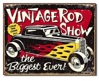 Vintage Auto Schild 30 X 40 Oldtimer Garage Usa Hot Rod Us-Car Rockabilly *797