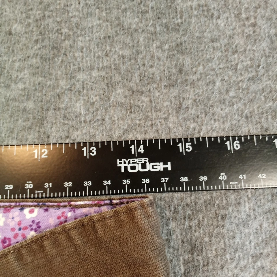 Pantalones cargo Faded Glory niñas 16 marrón pierna recta sueltos Y2K grunge hip hop años 90 Foto 4 de 4