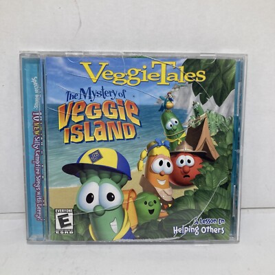 Veggie Tales The Mystery of Veggie Island Game PC CD ROM 2002
