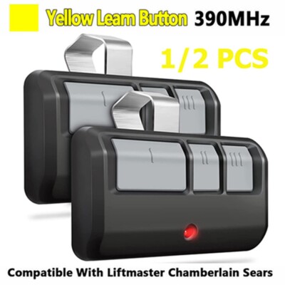 Gate Garage Door Opener Duplicator Cloning Universal Remote Control Yellow 893LM