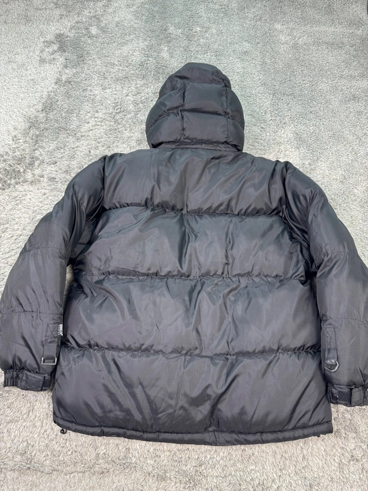 Chaqueta Brooklyn Xpress Para Hombre Grande Con Capucha Cremallera Completa Abrigo Puffer Hip Hop Años 90 De Colección Foto 2 de 4