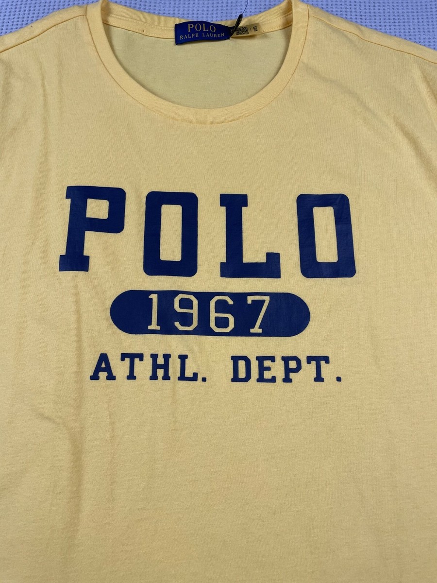 NWT Ralph Lauren Polo 1967 T-Shirt Yellow Size XL