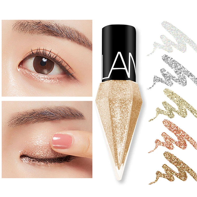 Glitter Eyeliner Liquid Shimmer Long Lasting Sparkly Eye Liner Eye Shadow - Image 3 of 4