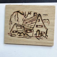 Woodburn Sample House Cottage Willow Vintage American Toy CO Rustic
