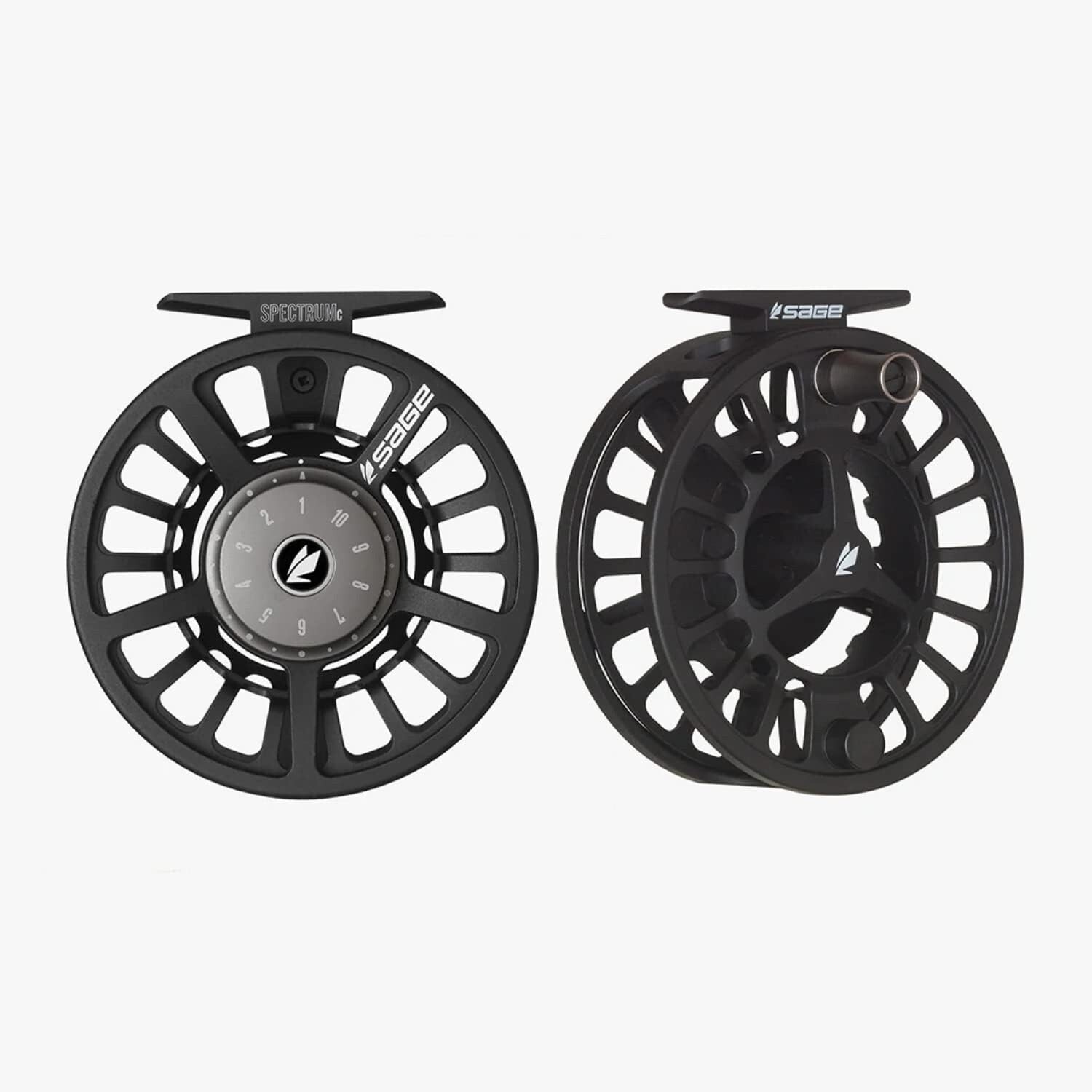 SAGE Spectrum C Freshwater Fly Fishing Reel 9/10 + Yellow Rio Fly Line Backing