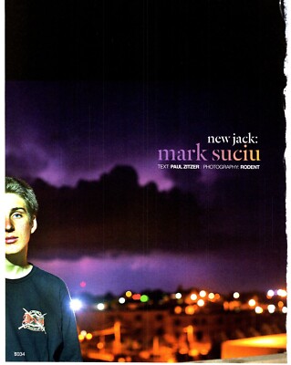 (PSK35) SKATEBOARD MAGAZIN ARTIKEL & BILDER : MARK SUCIU