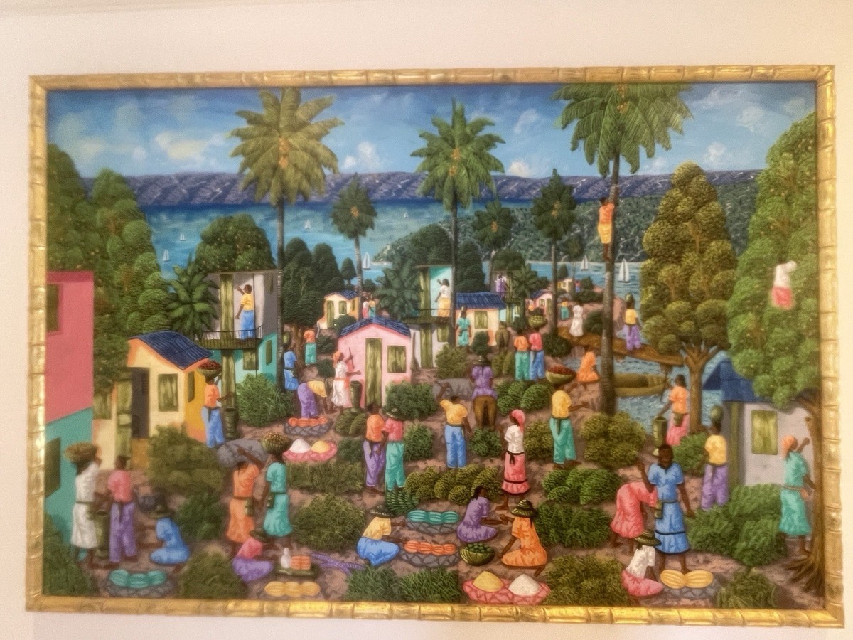 LY ALABY Original Signed Oil Painting on Canvas Framed - Large 71
