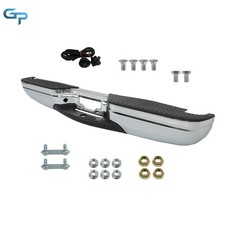 Rear Step Bumper For 1997-2004 Ford F-150 1997-1999 Ford F-250 Styleside Chrome