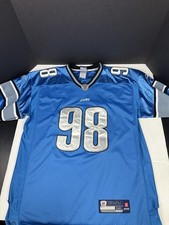 Detroit Lions NFL  Jersey Reebok Size 50 #98 Nick Fairley