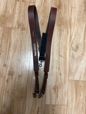 Vintage Nocona Belt Co Leather Suspenders XL Y-Back Trigger Snaps Made in USA