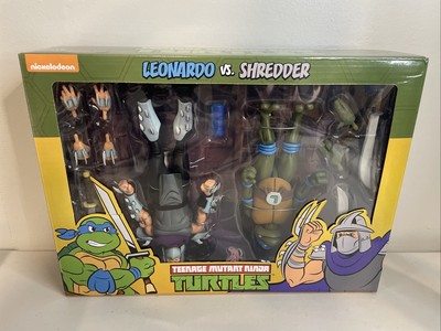Nickelodeon Teenage Mutant Ninja Turtles Leonardo VS Shredder 2-pack Toy Sealed