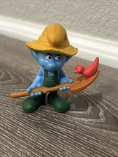 2011 Peyo SMURFS McDonald's Farmer Smurf Happy Meal Toy
