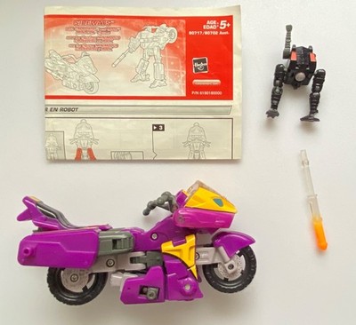 Transformers Armada SIDEWAYS (complete) &ROOK (incomplete)/1 Missile/Manual 2002