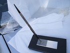 Vintage Parker 75 Cisele Sterling Silver Desk Ball Point Pen Italian Slate USA — photo 5