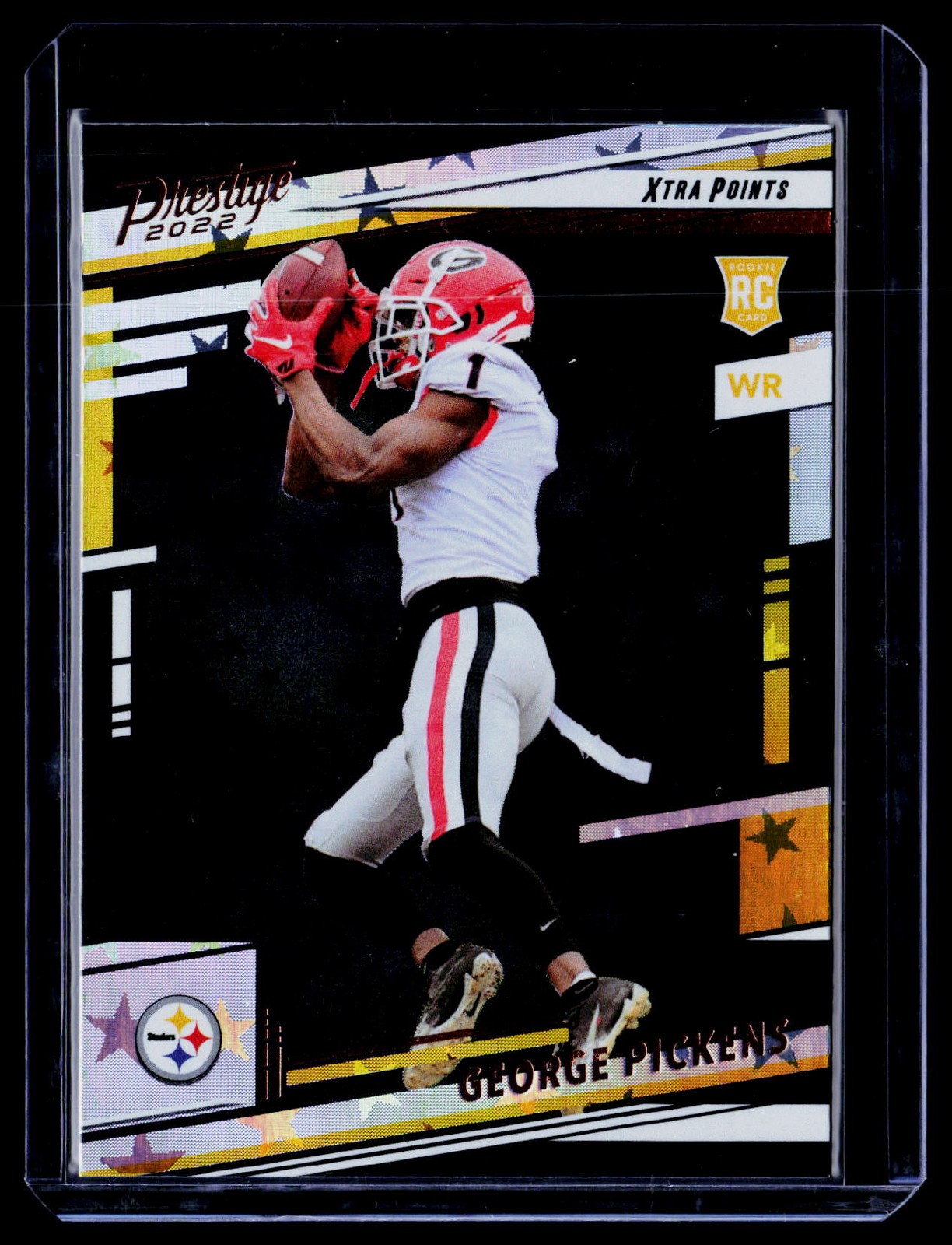 2022 Panini Prestige #323 George Pickens Xtra Points Sunburst