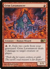 Grim Lavamancer - Foil M12 LP MTG