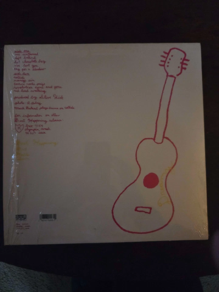 Beat Happening – Dreamy First US Pressing 1991 Grey Marbled Vinyl LP Sub Pop NM - Image 3 of 4