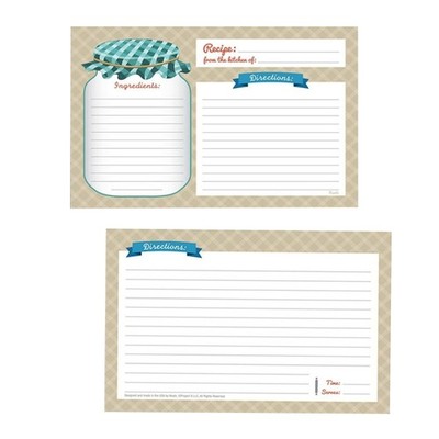 Recipe Cards with Lines Cardstock for Bridal Shower Party Housewarming Gift 10x