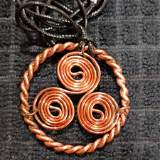 99.9% Copper Tensor With Triskelion 144 Mhz. ...