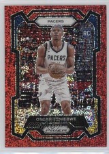 2023-24 Panini Prizm Red Sparkle Prizm Oscar Tshiebwe #292 0us8
