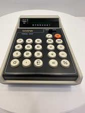 Vintage 1974 Brother Electronic Calculator Model 508Y Made In Japan