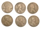 1944   LINCOLN WHEAT CENTS - 6 coin lot      Combined shipping available