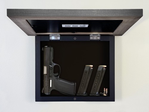 Hidden Storage Photo Frame for Gun and Valuables / *NATURAL WOOD* - Afbeelding 11 van 45