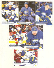 Buffalo Sabres 2025-26 Upper Deck Series 1 Base Team Set -- 6 Cards