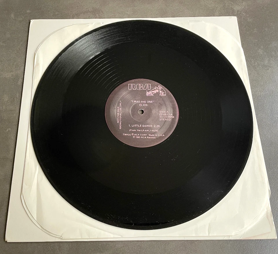 Elvis Presley - Little Sister / Rip It Up - US EP-0517 Promo - Bild 2 von 3