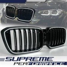 Schwarz Frontgrill LED K�hlergrill Niere Grill f�r BMW X3 G01 X4 G02 LCI 2022+