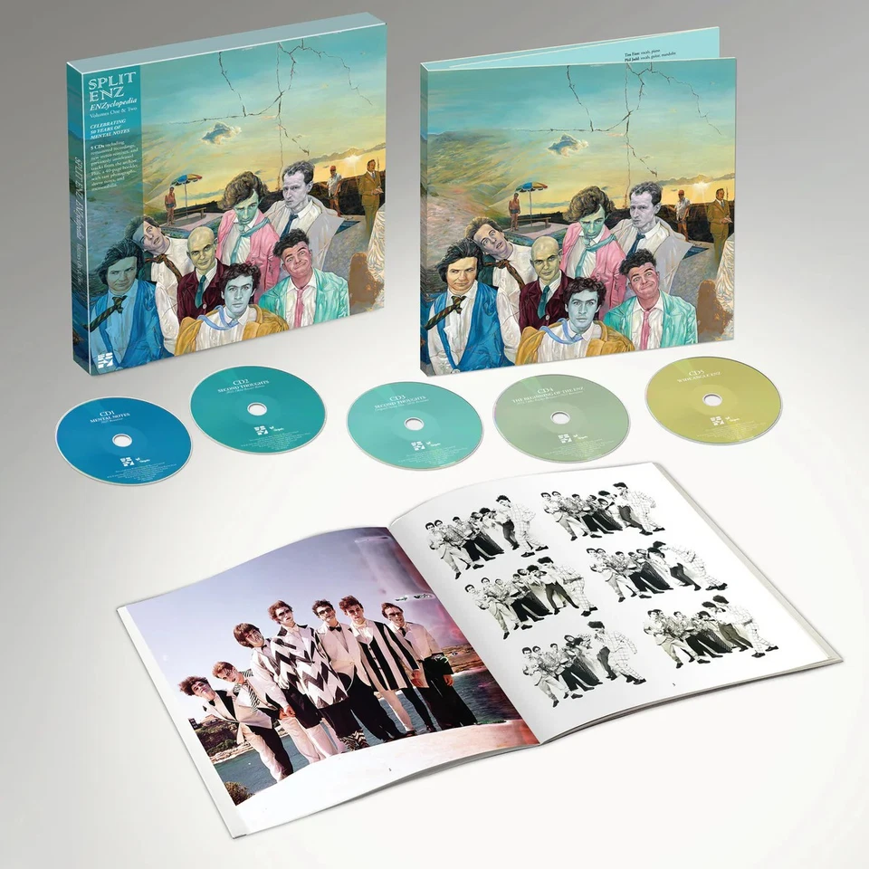 Split Enz ENZyclopedia - Volume 1 & 2 (CD) Box Set - Image 2 of 2