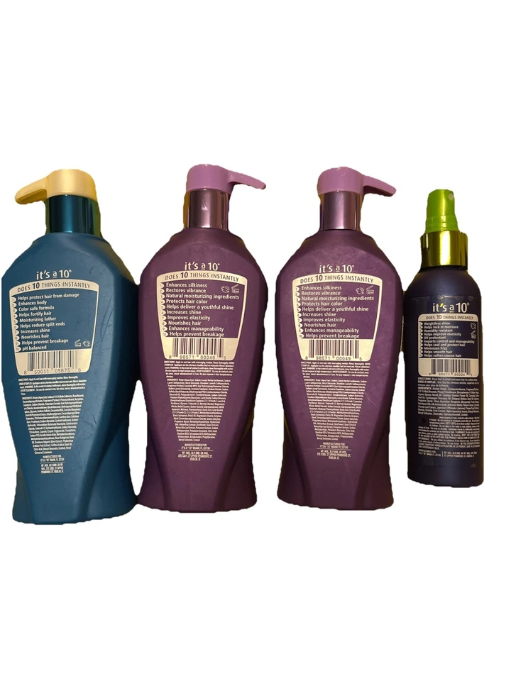 It's a 10 (Lot Of 4) 1 Miracle, 2 Miracle Silk shampoo and 1 miracle shine spray - Image 3 of 3