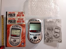 NEW Excalibur World Series of Poker Texas Hold Em Poker Handheld Electronic Game