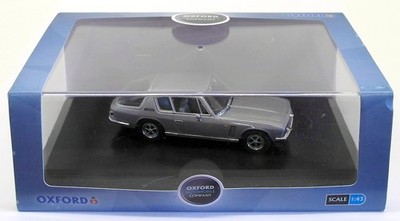 Oxford Diecast 1/43 Scale JI006 - Jensen Interceptor Mk2 - Silver Grey