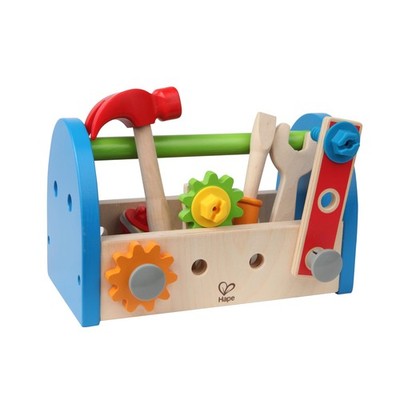 Hape Fix-It Tool Box with Accessories   Colourful Construction Workbench Poundin