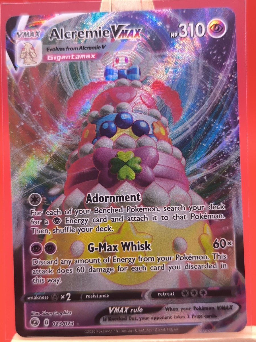 Alcremie VMAX 023/073 Champion's Path Ultra Rare Full Art Pokemon