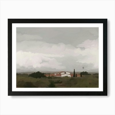 Cloudy Sky-Spain Art Print Framed Wall Art Poster Canvas Print Picture