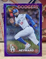 2024 Topps Series 2 Jason Heyward #366 Purple Foil /799 Los Angeles Dodgers