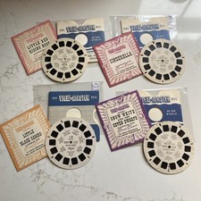 4 Single View Master Reels Little Red Riding Hood Cinderella Snow White Sambo
