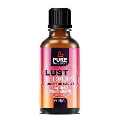 Pure Passion  Lust Drops - Libido Tropfen für Frauen, Sinnlichkeit & Lust