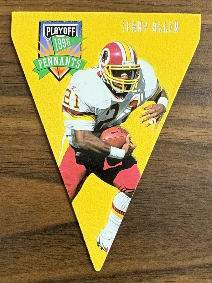 1996 Playoff Pennants -  Terry Allen #9