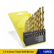 6× Chamfer Countersink Deburring Drill Bit Set Crosshole Cutting Metal Tool Kit