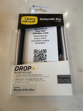 New Otterbox Defender Series Pro for iPhone 16 Pro Max MagSafe Case Black Color