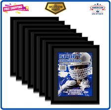 8 Pcs Plastic Magazine Frames for Wall Fits 8.5x11.25 Magazine Display Fr...