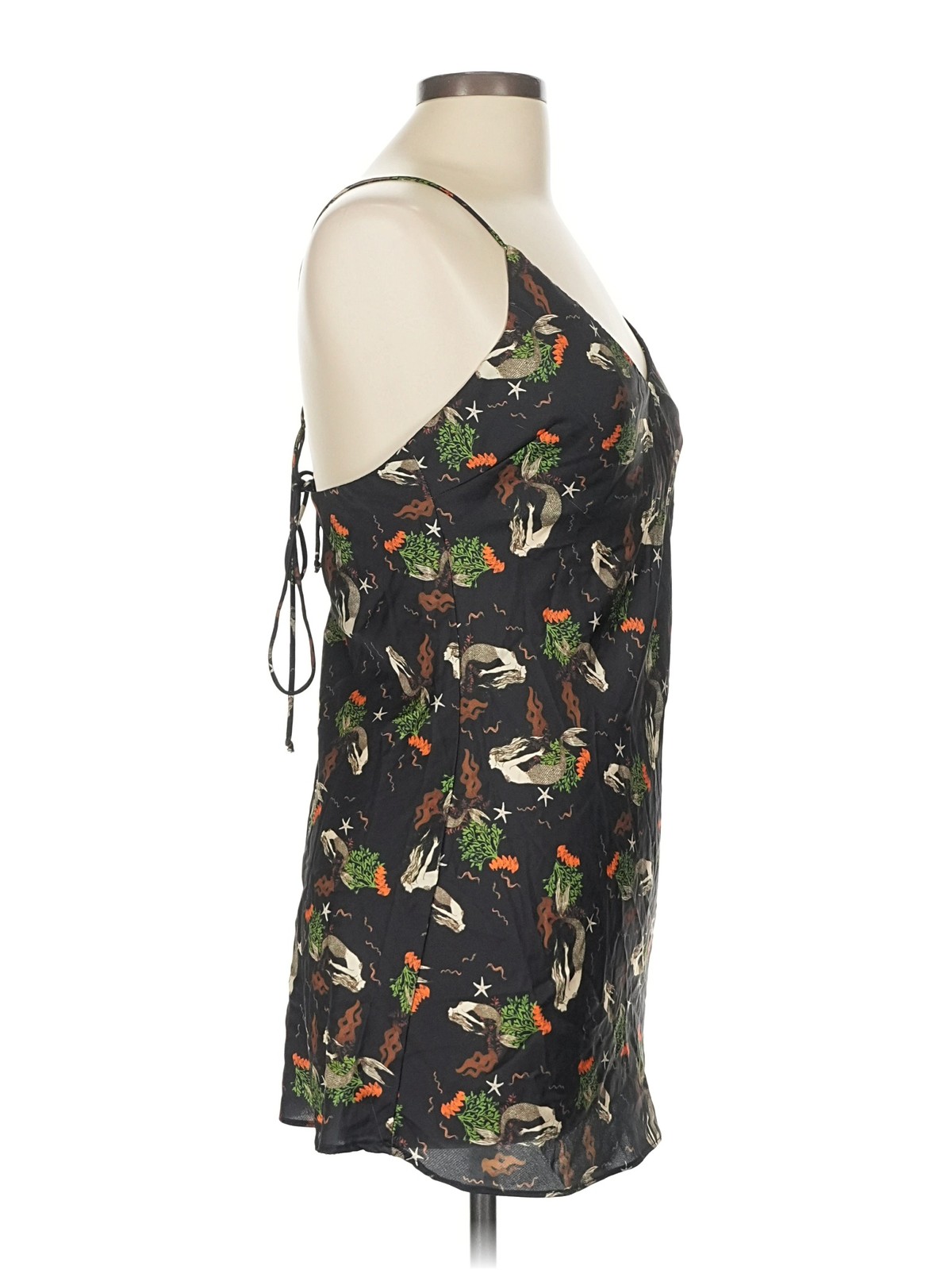 Zara Women Black Sleeveless Top M thumbnail 3