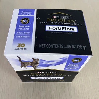 Purina FortiFlora For Cats Probiotic 30 Sachets Pro Plan Veterinary Supplement