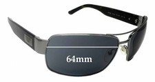 SFx Replacement Sunglass Lenses fits Prada SPR66O - 64mm Wide