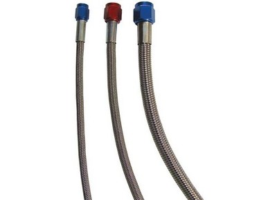 Big End Performance #3An X 24In Blue Assembled Nitrous Feed Line