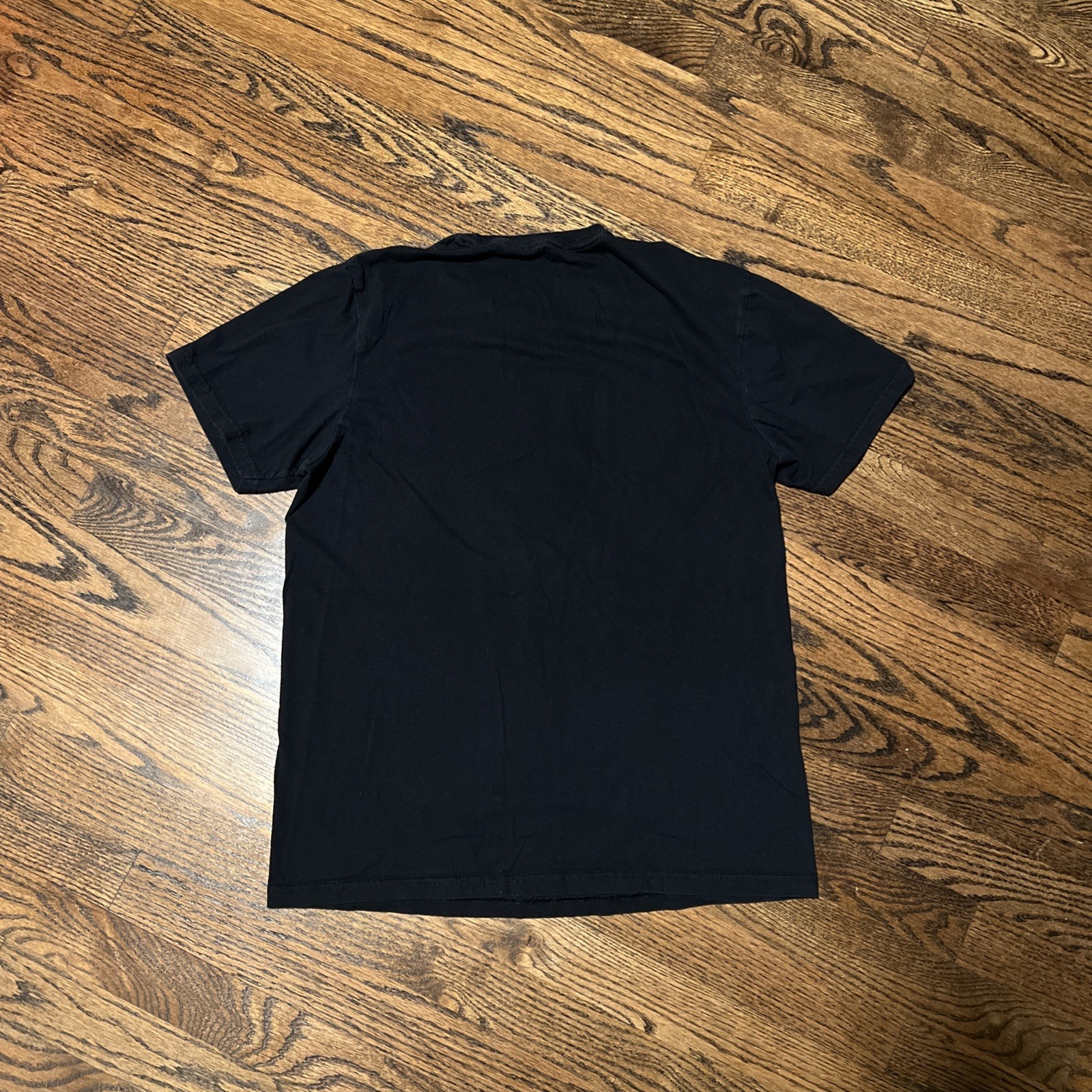 Threadless Shirt Medium Black Skeleton Floral Sho… - image 2